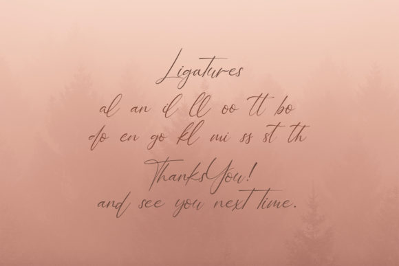 Bellamy Signature Font Poster 15