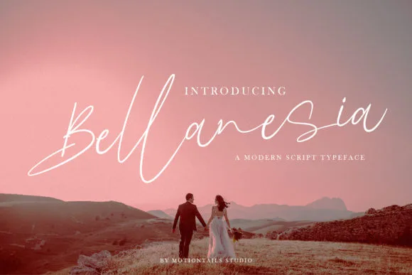 Bellanesia Font Bellanesia Font Poster 1