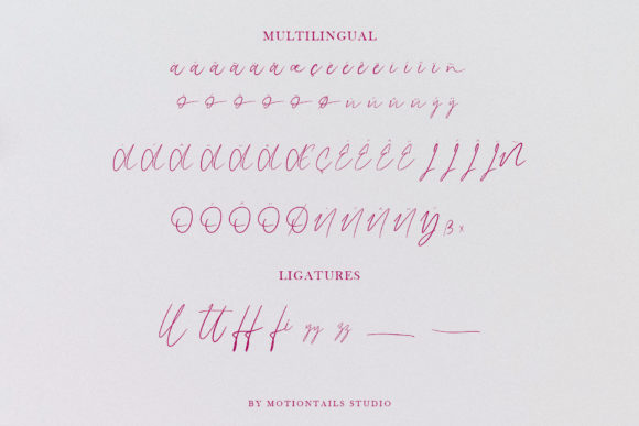 Bellanesia Font Poster 6