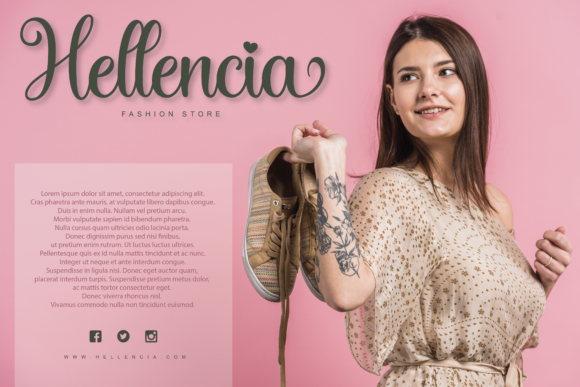 Bellanie Font Poster 5