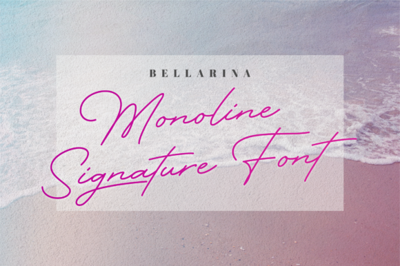 Bellarina Font Poster 2