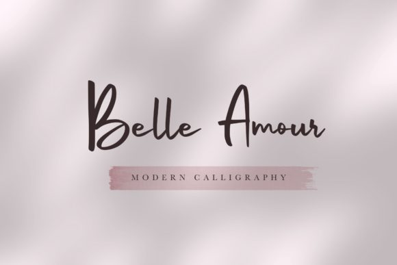 Belle Amour Font Poster 1