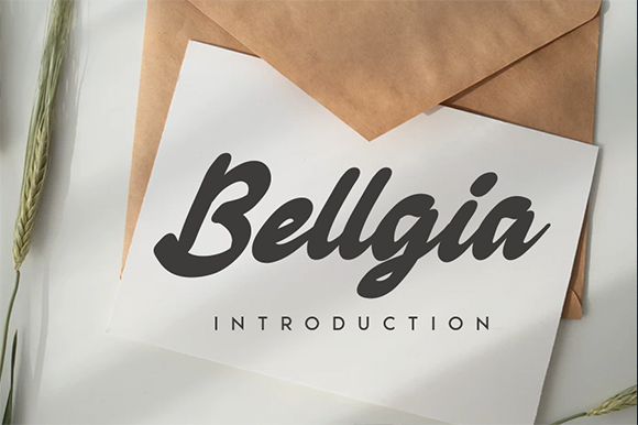 Bellgia Font Poster 1