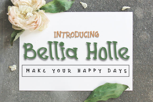 Bellia Holle Font Poster 1