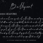 Belligiant Font Poster 6