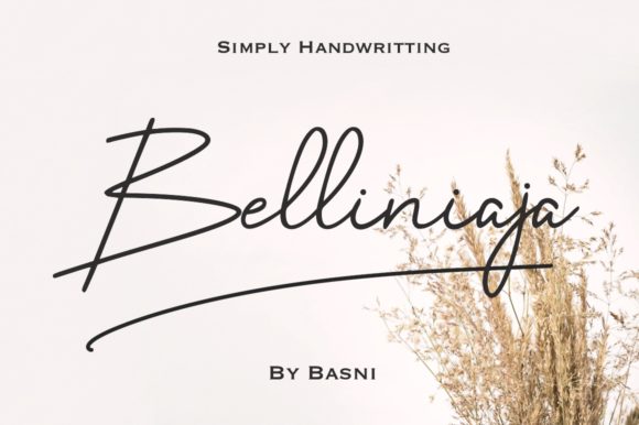 Belliniaja Font Poster 1