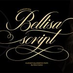 Bellisa Script Font Poster 1