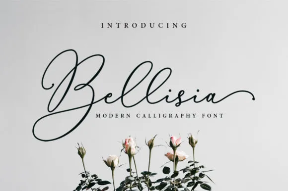 Bellisia Font Bellisia Font Poster 1