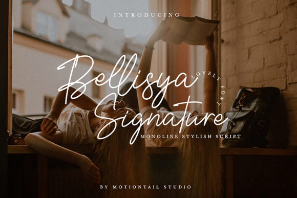 Bellisya Signature Font Poster 1
