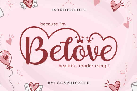 Belove Font Belove Font Poster 1