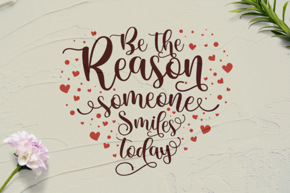 Beloved Hearts Font Poster 5
