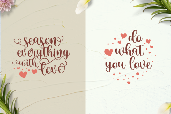 Beloved Hearts Font Poster 7