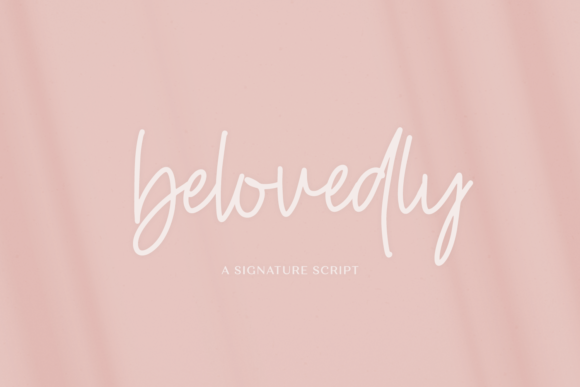 Belovedly Font Poster 1