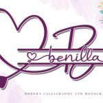 Benilla Font Poster 1