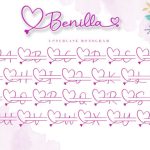 Benilla Font Poster 11