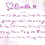 Benilla Font Poster 10