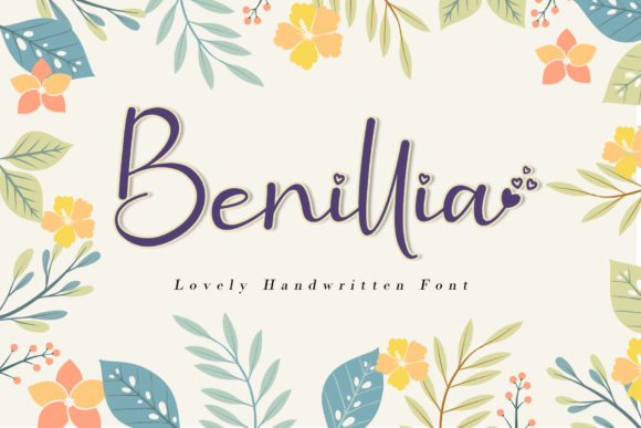 Benillia Font Poster 1