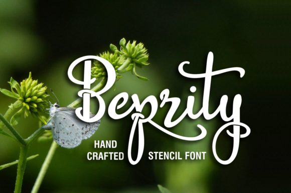 Beprity Stencil Font Poster 1