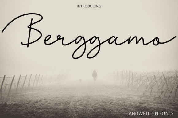 Berggamo Font Poster 1