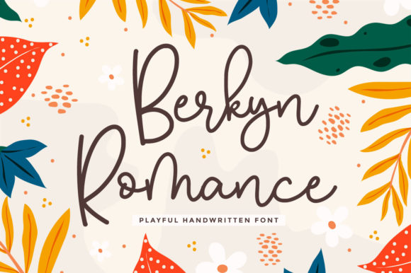 Berkyn Romance Font Poster 1