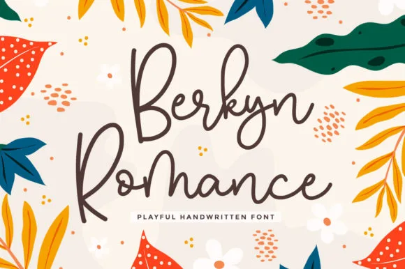Berkyn Romance Font Berkyn Romance Font Poster 1