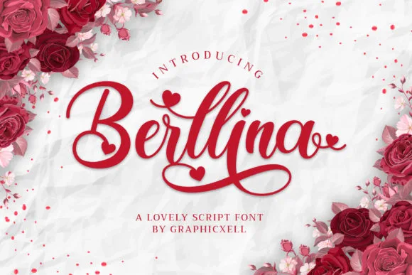 Berllina Font Berllina Font Poster 1