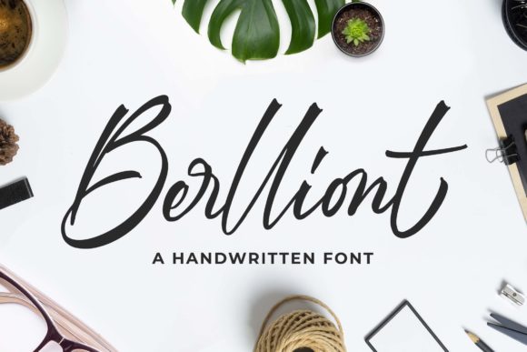 Berlliont Font Poster 1