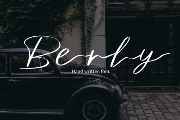 Berly Font Poster 1