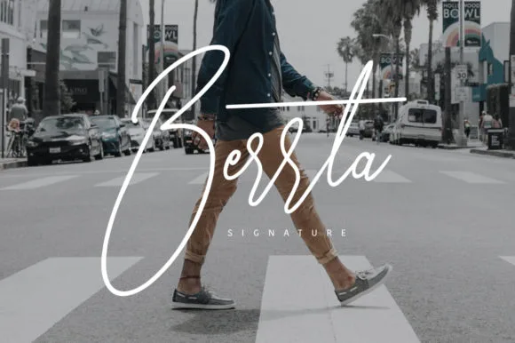 Berrta Font Berrta Font Poster 1