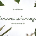 Bersama Selamanya Font Poster 1