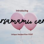 Bersamamu Ceria Font Poster 1