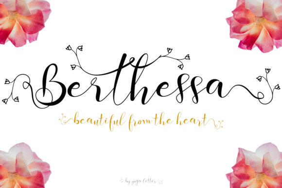 Berthessa Font Poster 1