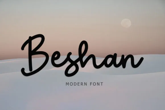 Beshan Font Beshan Font Poster 1