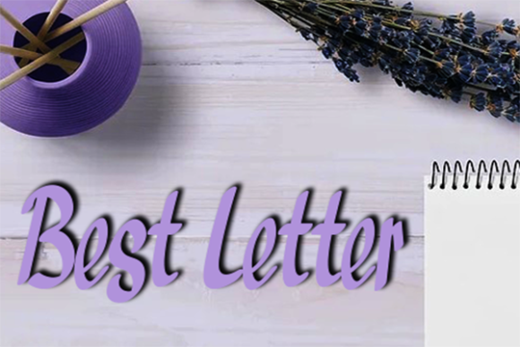 Best Letter Font Poster 1