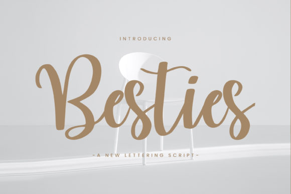 Besties Font Poster 1