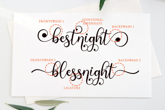 Bestnight Font Poster 2