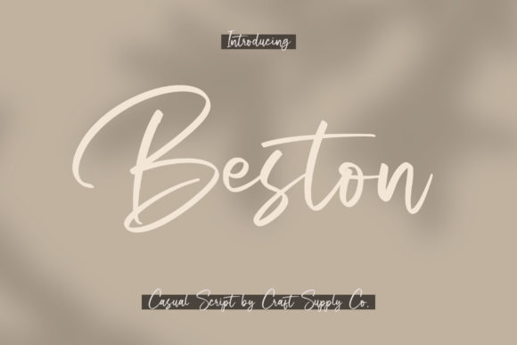 Beston Font Poster 1