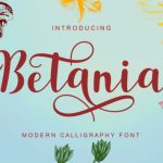Betania Font Poster 1