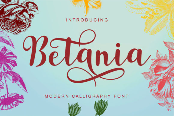 Betania Font Poster 1