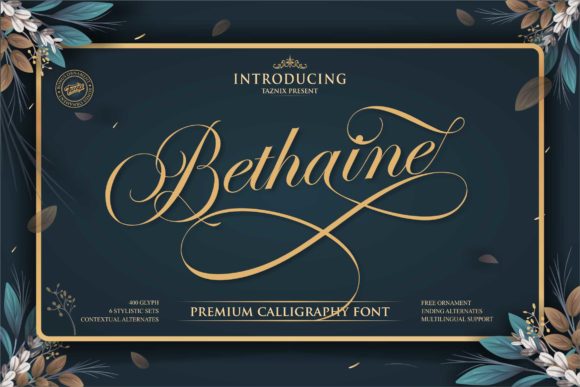 Bethaine Font Poster 1