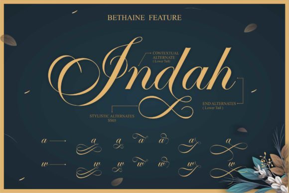 Bethaine Font Poster 2