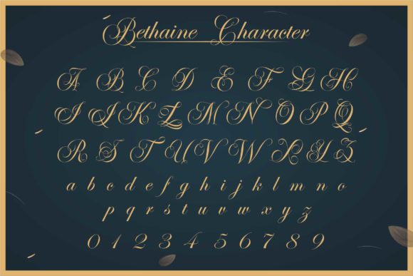 Bethaine Font Poster 3