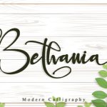 Bethania Font Poster 1