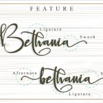 Bethania Font Poster 8