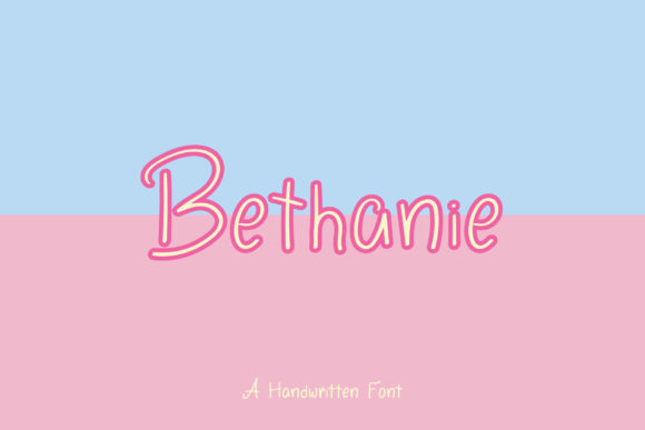 Bethanie Font Poster 1