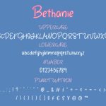 Bethanie Font Poster 3