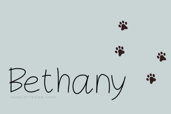 Bethany Font Poster 1