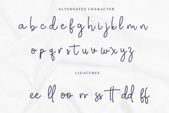 Bethany Signature Font Poster 13