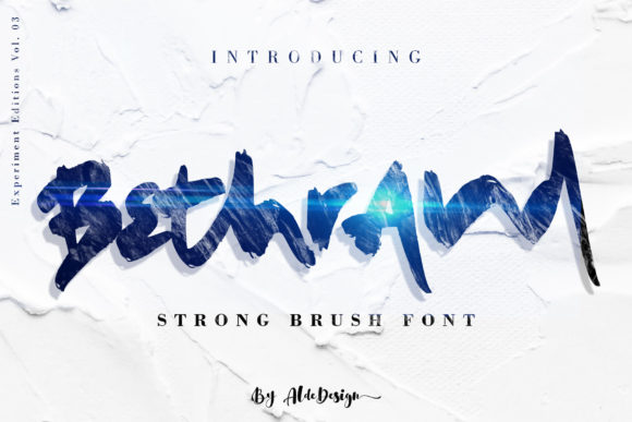 Bethrand Font Poster 1