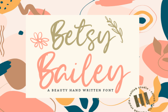 Betsy Bailey Font Poster 1